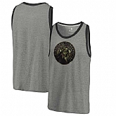 Minnesota Timberwolves Fanatics Branded Camo Collection Prestige Tri-Blend Tank Top - Heathered Gray,baseball caps,new era cap wholesale,wholesale hats